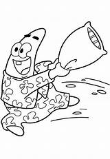 Coloring Patrick Star Pajama Pages Printable Drawing Party Popular Pillow Getdrawings Coloringhome Comments sketch template