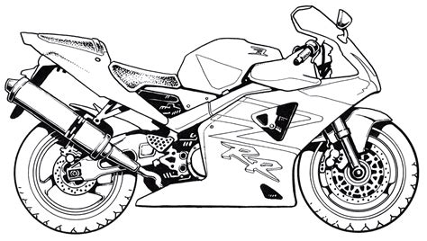 motorcycle coloring page  kids  printable coloring home
