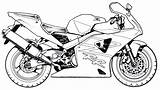Motorrad Zum Colouring Gratuitement Motorradrennen Coloringhome sketch template