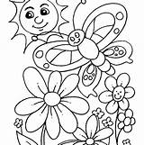 Coloring Pages Preschoolers Flower Getcolorings Spring sketch template