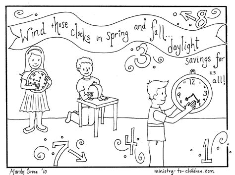 ministry  children coloring pages