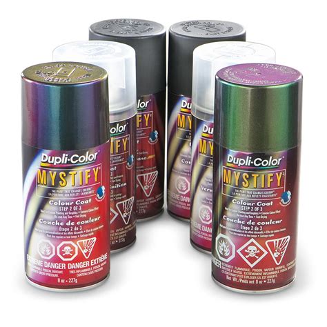 duplicolor mystify color changing paint kit silver green  garage tool