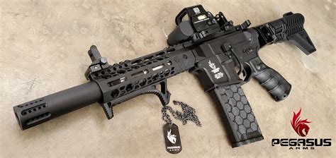 pegasus arms custom ar tactical pistol fully decked    wwwtherodeo