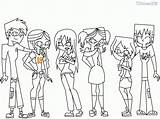 Total Drama Coloring Pages Island Oc Group Wip Colouring Print Fancharacters Kids Fanpop Clipart Printable Getcolorings Owen School Color Popular sketch template