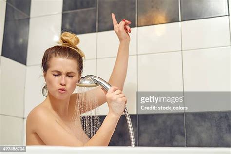 Redhead Shower Photos And Premium High Res Pictures Getty Images