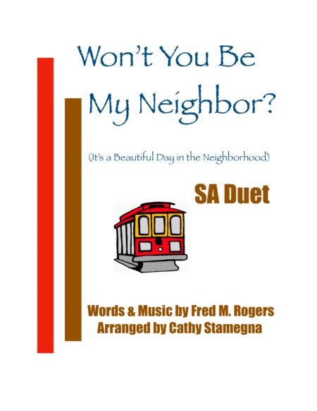 wont you be my neighbor fred rogers sheet music easy piano free music