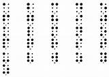 Braille Alphabet Coloring Para Edupics Colorear Learning Alfabeto Minimalism Easier Than Large sketch template