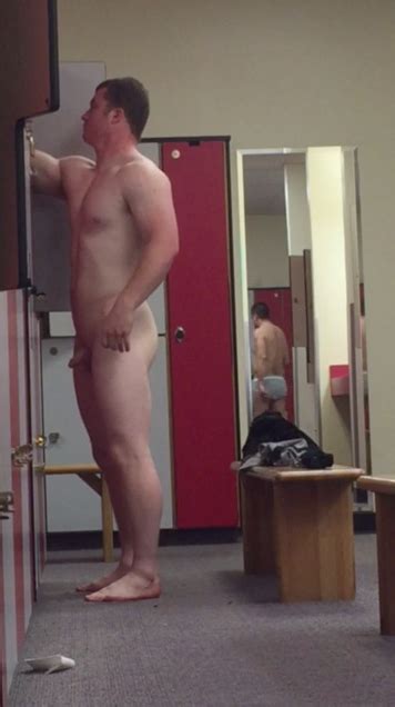 muscle college wrestler naked in locker room my own private locker room