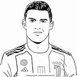 Cristiano Cr7 Juventus Colorear Desenho Italie sketch template