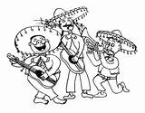 Coloring Mariachi Mayo Cinco Pages Band Printable Print Kids Color Everfreecoloring Mexican Children Sheets Marching Getcolorings Getdrawings Fiesta Costume Size sketch template