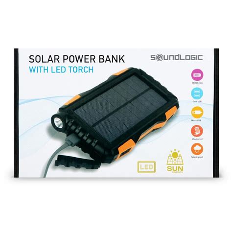 solar powerbank oranje action webshop