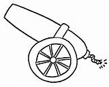 Cannon Clipart Drawing Clip Simple Cannons Cannonball Canon Cliparts Ball Cross Coloring Gun Library Artillery Pages Balls Use Draw Collection sketch template