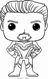 Funko Pop Marvel Coloring Pages sketch template
