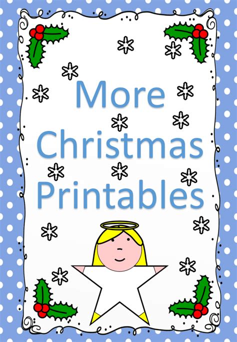 pages   christmas printables  learners