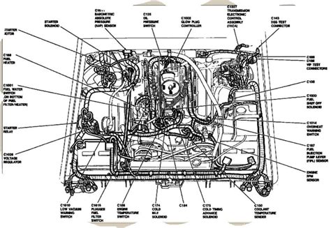 diagram ford  powerstroke diesel engine diagram full wiring  printable