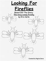 Carle Eric Firefly Lonely Very Fireflies Clipart Activities Preschool Pages Coloring Worksheets Easy Reader Emergent Literacy Book Looking Tales Fiction sketch template
