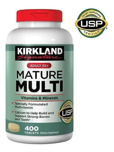 Kirkland Mature Multi Vitamines And Minerals 400 Tab Frete Grátis