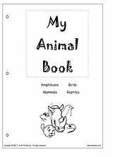 Coloring Animal Book Template Pages Cloverbud Visit sketch template