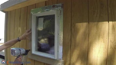 build  lean  shed part  window install