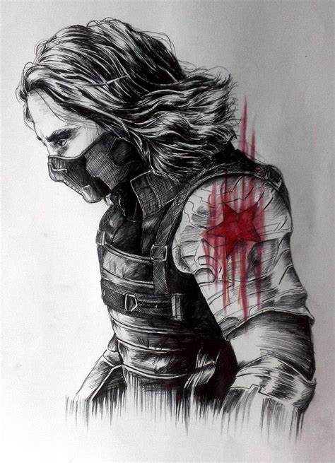 Bucky Barnes The Winter Soldier By All Time Grindylow On