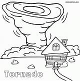 Tornado Coloring Pages Kids Printable Sheets Natural Tornados Color Disasters Drawing Cartoon Drawings Sheet Air Tornadoes Oz Print Preschool Coloringtop sketch template