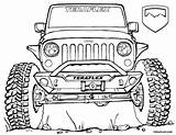 Jeep Coloring Truck Wrangler Pages Lifted Drawing Army Cool Trucks Printable Teraflex Military Color Safari Bronco Jk Unlimited Getdrawings Getcolorings sketch template