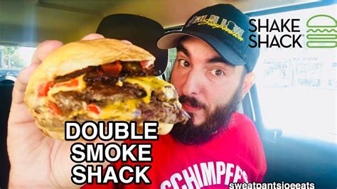 Shake Shack Smoke Shack Double Smoke Shack Burger Youtube