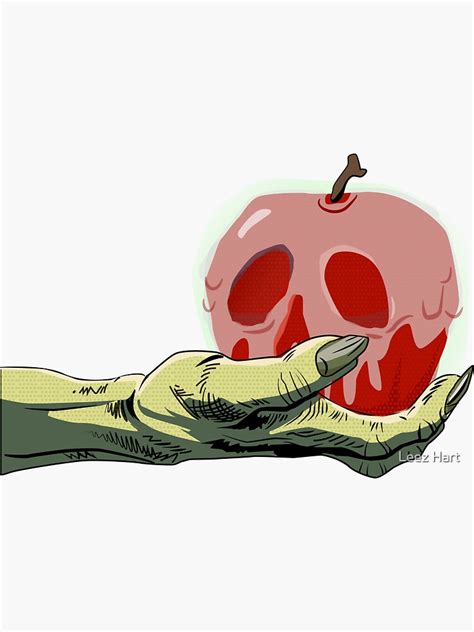death apple sticker  lieslhartz redbubble