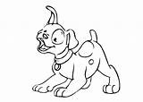 Coloring Puppy Pages Bulldog sketch template