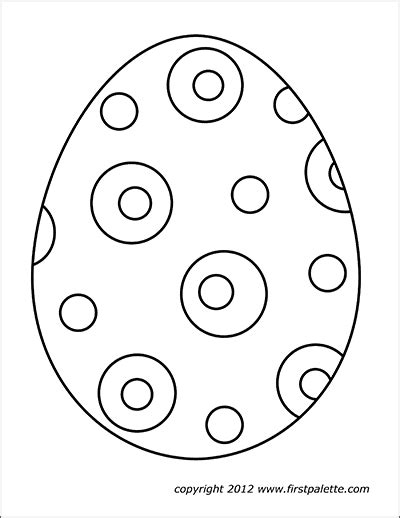 easter eggs  printable templates coloring pages firstpalettecom