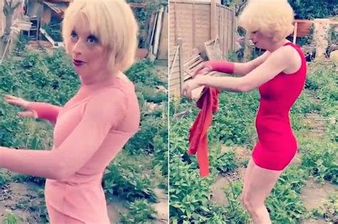 Wild Eyed Lauren Harries Worries Fans As She Gropes And Licks Herself