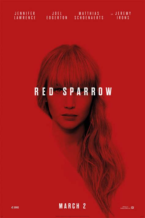 “red Sparrow” Film Review The R L Terry Reelview