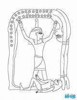 Shu Shou Egipcia Gods Egypte Egipcios Deidad Diosa Coloriages Egipcio Goddesses Deity Dioses Colorier sketch template