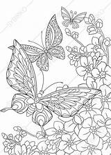Kolorowanki Motyl Mandala Motyle Kolorowanka Sheets Zentangle sketch template