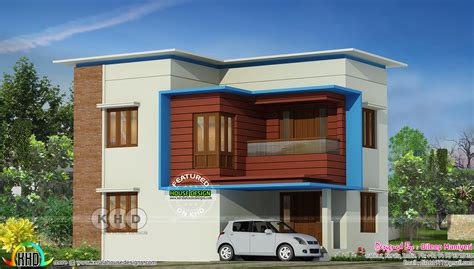 simple contemporary  sq ft home kerala home design bloglovin