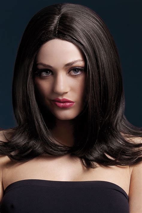 long layered cut wig sophia in brown