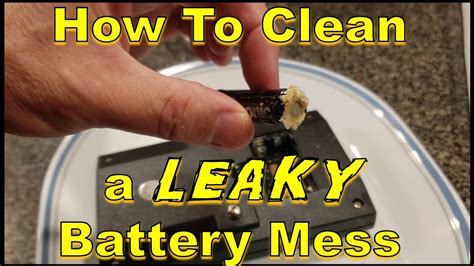 clean acid    battery compartment easy quick cheap diy