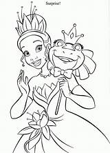Coloring Princess Frog Lottie Pages Popular sketch template