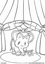 Pintar Dumbo Elefante sketch template