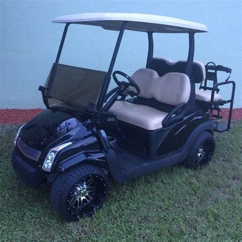 golf cart body kit  club car precedent black push pull golf carts