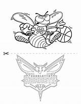 Coloring Hornets sketch template