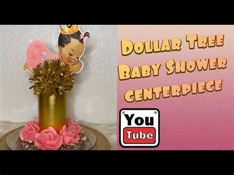baby shower centerpiece dollar tree youtube