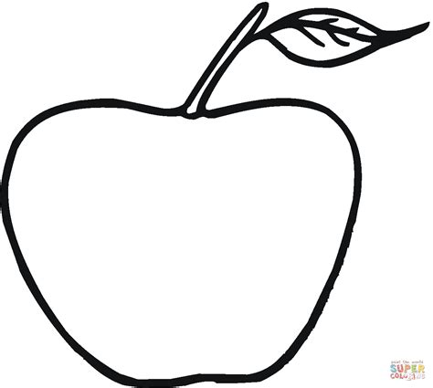 apple logo coloring coloring pages