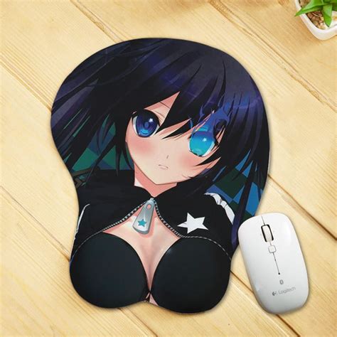 gmilli silicon wrist rest mouse pad 3d sexy girl big breast japan korea
