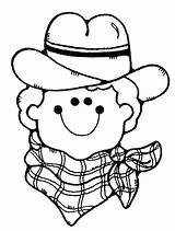 Cowboy Coloring Printable Pages Getcolorings sketch template