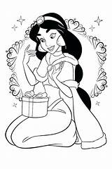 Coloring Jasmine Princess Pages Christmas Aladdin Disney Sheets Jasmin Kids Prinzessin Book Wants Gifts Open Coloringfolder Visit Library Clipart Characters sketch template