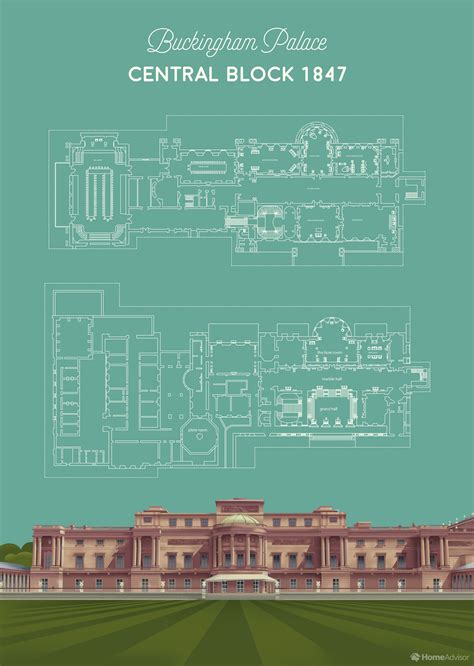 architect creates detailed floor plans  buckingham palace news