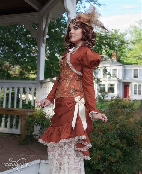 Cotton Steampunk Dress Mistress Of Time Victorian Costume Etsy