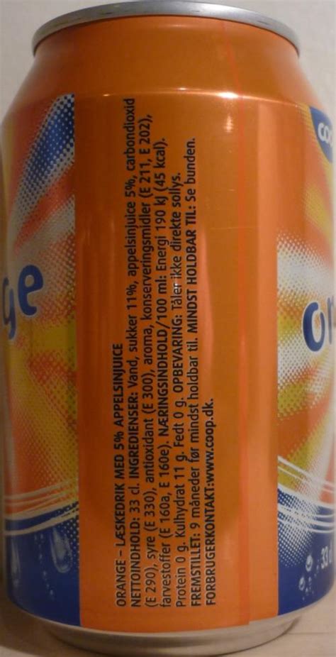 coop orange drink ml denmark