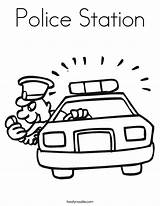 Police Coloring Station Built California Usa sketch template
